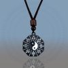 Tai Chi Bagua necklace with yin-yang pendant