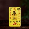 Cinnabar handwritten amulets with spiritual engraving