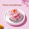 Flower-shaped aromatherapy diffuser with calming essential oils